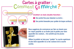 Scratch Cards, Metallic Background (Gold, Silver) - 4 Cards - 3 - Scratch and Punch Cards - 10doigts.com - Scratch and Punch Cards - 10doigts.fr
