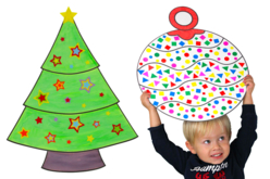cartas de navidad gigantes - Kits creativos de Navidad para los niños - 10doigts.fr