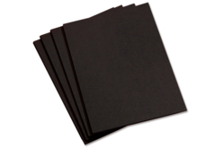 Cartons noirs 50 x 70 cm, 380 gr -10 pièces - Papiers épais et cartons : donnez vie à vos projets créatifs - 10doigts.fr