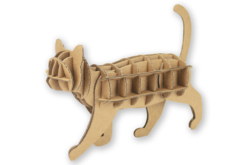 Chat carton à assembler 17 x 10 x 5 cm - Maquettes en carton - 10doigts.fr - 2
