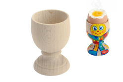 coquetier en bois enfant - Objets bois pour la cuisine - 10doigts.fr