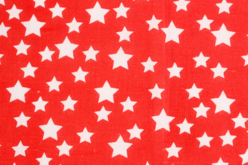 coupon tissu étoiles rouges - Coupons de tissus - 10doigts.fr - 2