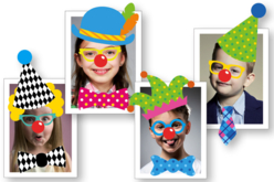 Crazy Stickers "Dress Up as a Clown" - 208 pcs - 1 - Fancy Stickers - 10doigts.com - Fancy Stickers - 10doigts.fr
