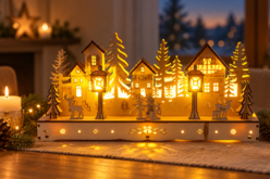 Decoración de Navidad LED - Crèches et villages de Noël à fabriquer - 10doigts.fr - 2