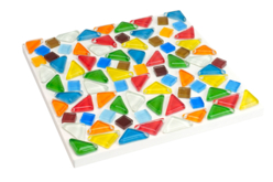 dessous de plat mosaiques en verre - Mosaïques en verre - 10doigts.fr - 2