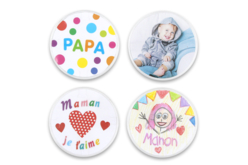 Customizable Coasters - 6 Pieces - 2 - Transparent Plastic - 10doigts.com - Transparent Plastic - 10doigts.fr