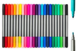 double pointes sur feutres - Feutres pointes moyennes : l'outil polyvalent pour le dessin et l'école - 10doigts.fr