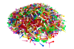 épingles plastique - Clous et épingles - 10doigts.fr