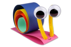 Escargot en Papier - Papiers colorés - 10doigts.fr - 2