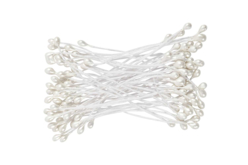 etaminets fleurs blanc - Fleurs en papier crépon : créez des bouquets éternels - 10doigts.fr
