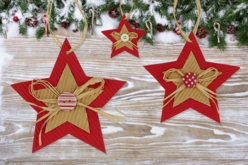 Etoiles de Noël en carton ondulé - Carton ondulé - 10doigts.fr - 2