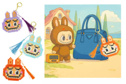 Golden Keychains - 10 Pieces - 2 - Keychains - 10doigts.com - Keychains - 10doigts.fr