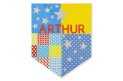 banderín de madera arthur - Placa de puerta - 10doigts.fr