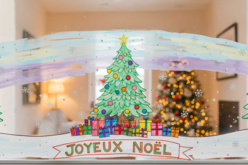 fenetre décorée avec posca - Craies, tableaux et ardoises : l'espace de toutes les expressions - 10doigts.fr - 2