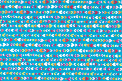 hoja decopatch corazones azul - Papel DECOPATCH - 10doigts.fr