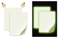 Glow-in-the-dark Adhesive Paper - 10 A4 Sheets - 1 - Effect and Material Paper - 10doigts.com - Effect and Material Paper - 10doigts.fr