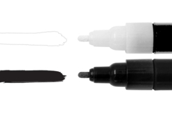 Opaque Paint Marker - White and Black - 2 - Paint Markers - 10doigts.com - Paint Markers - 10doigts.fr