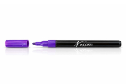 rotulador violeta - Feutres porcelaine et verre : créez votre vaisselle personnalisée - 10doigts.fr - 2