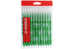 Feutres STABILO POWER  vert - Feutres pointes moyennes : l'outil polyvalent pour le dessin et l'école - 10doigts.fr - 2