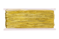 fil élastique doré Ø 1 mm x 50 m - Fil Élastique - 10doigts.fr
