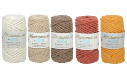Fil macramé Ø 5 mm, bobine de 40 m - Fils pour macramé - 10doigts.fr