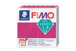 Fimo effect métal - bordeaux 21 - Pâtes Fimo Effect : donnez une dimension magique à vos modelages - 10doigts.fr