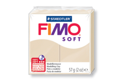 Fimo Soft 57gr - sahara - N° 70 - Pâtes Fimo Soft : le modelage facile pour toutes vos créations - 10doigts.fr