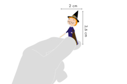 gomets 3D epoxi - Magos - Gomets Halloween - 10doigts.fr