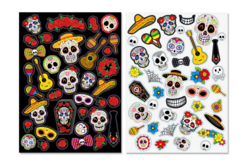 gommettes calaveras tête de mort - Gommettes Halloween - 10doigts.fr