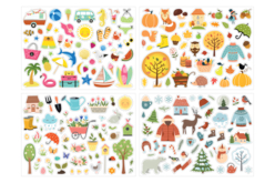 gomets verano invierno - Gomets estaciones - 10doigts.fr