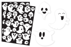 GOMMETTES fantômes - Gommettes Halloween - 10doigts.fr