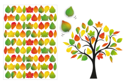 gommettes feuilles - Gommettes saisons : des autocollants pour toute l’année - 10doigts.fr