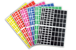 gommettes rectangles scolaire - Gommettes formes assorties : un univers pour créer sans limite - 10doigts.fr
