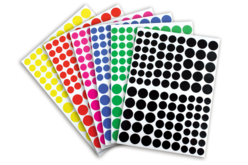gommettes rondes - Gommettes formes assorties : un univers pour créer sans limite - 10doigts.fr - 2