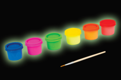 gouache qui brille dans le noir - Peinture fluo, phosphorescent - 10doigts.fr - 2