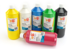 gouaches 10doigts couleurs primaires  - Peinture gouache 10doigts : la qualité professionnelle pour les enfants - 10doigts.fr - 2