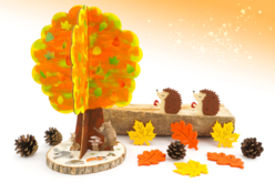 Large Wooden Tree for All Seasons to Assemble - 2 - Wooden Shapes - 10doigts.com - Wooden Shapes - 10doigts.fr