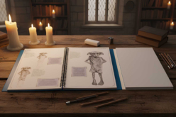 guide Apprendre à dessiner Harry Potter  - Livres de coloriage et dessins : pour apprendre et s'évader - 10doigts.fr - 2