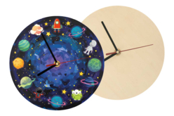 Round Wooden Clock - Craftable Clocks – 10doigts.fr - 2