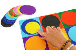 Kit de collage tableaux "Op Art" - 4 sets (24 tableaux) - Activités collage et formes à coller - 10doigts.fr - 2