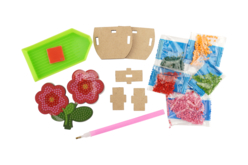 kit pot de fleur diamond painting - Diamond Painting : Kit complet - 10doigts.fr - 2