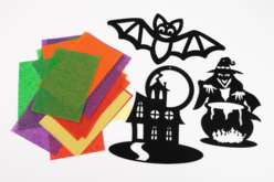 kit silueta halloween vitral - Kits creativos de Halloween - 10doigts.fr
