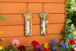 Wooden House Thermometers Kit - 4 Pieces - 2 - Wooden Objects for the Home - 10doigts.com - Wooden Objects for the Home - 10doigts.fr