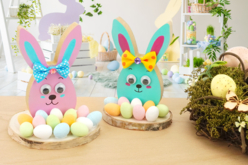 Lapins et mini œufs de Pâques - Oeufs de Pâques créatif - 10doigts.fr - 2