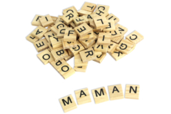 lettre maman - Décorations à coller - 10doigts.fr