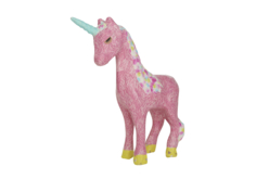 licorne rose - Animaux en carton - 10doigts.fr - 2