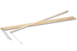 Manche en bois - Lampions - 10doigts.fr