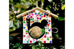 mangeoire mosaïque - Mosaïques en résine - 10doigts.fr - 2