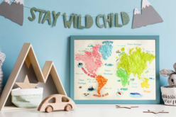 World Map Craft Kit - String Art Activity - 2 - String Art Kit - 10doigts.com - String Art Kit - 10doigts.fr
