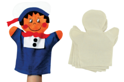 Cotton Puppets - 6 Pieces - Cotton, Linen - Textiles – 10doigts.fr